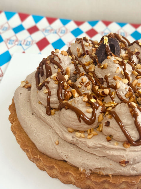 Full Size Rocher Hazelnut Cream Pie